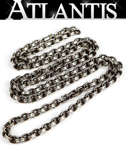 CHROME HEARTS Paper Chain 30 Silver Necklace Size ONE SIZE