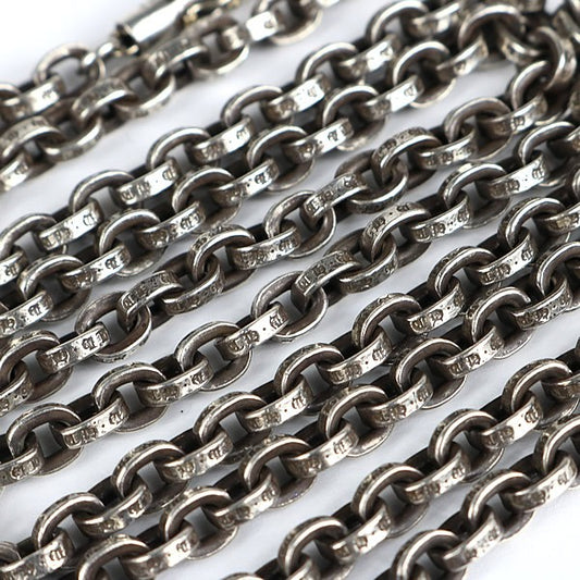 CHROME HEARTS Paper Chain 30 Silver Necklace Size ONE SIZE