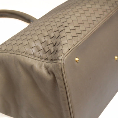 BOTTEGA VENETA Intrecciato Leather Bag Beige Size ONE SIZE