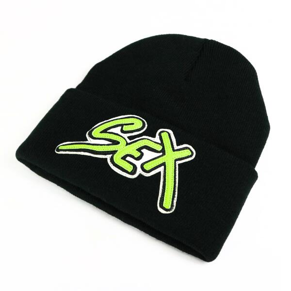 CHROME HEARTS Matty Boy Sex Beanie Black Size ONE SIZE