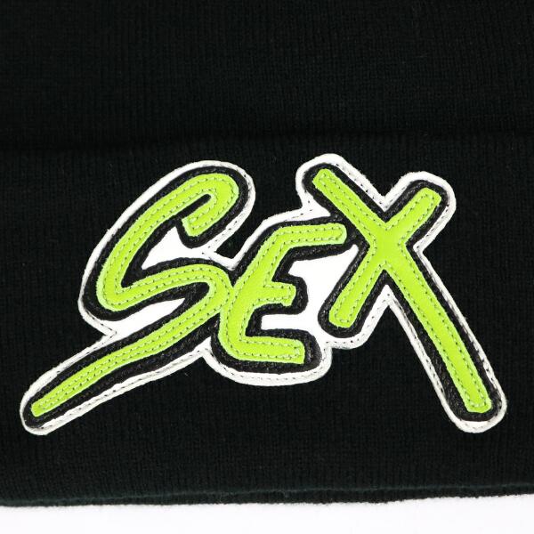 CHROME HEARTS Matty Boy Sex Beanie Black Size ONE SIZE