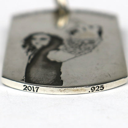 CHROME HEARTS Richard Stark Flag Tag Pendant Size ONE SIZE