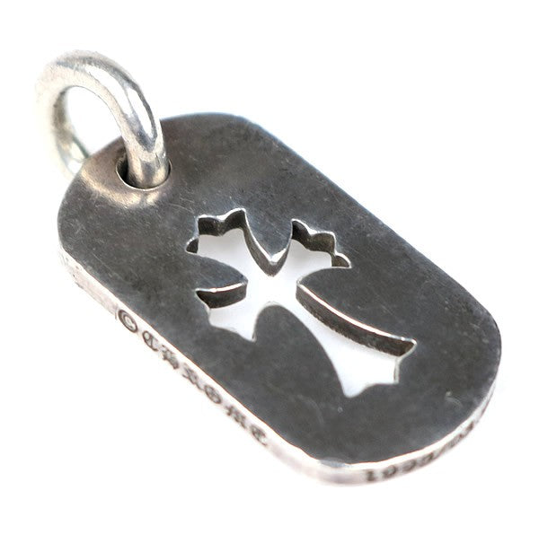 CHROME HEARTS Small Cutout Cross Dog Tag Charm Size ONE SIZE