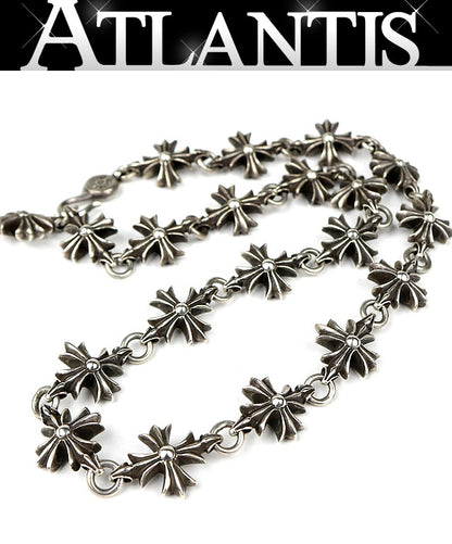 CHROME HEARTS Cutout Cross Silver 20 In. Size ONE SIZE