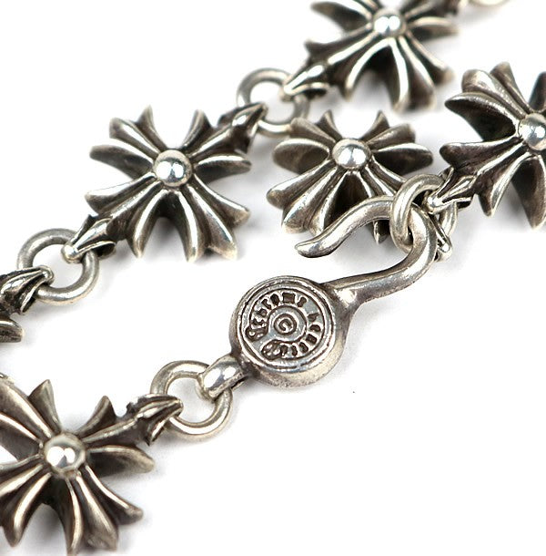CHROME HEARTS Cutout Cross Silver 20 In. Size ONE SIZE