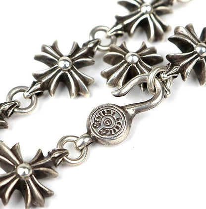 CHROME HEARTS Cutout Cross Silver 20 In. Size ONE SIZE