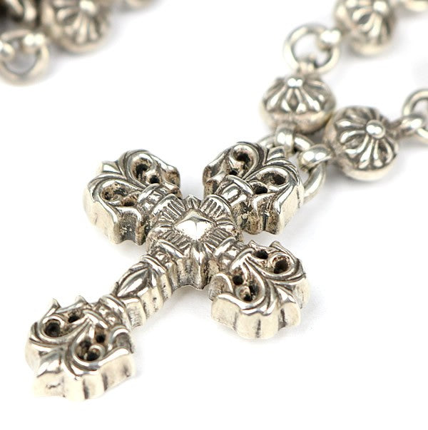 CHROME HEARTS Filigree Cross XS Ball Necklace Size ONE SIZE