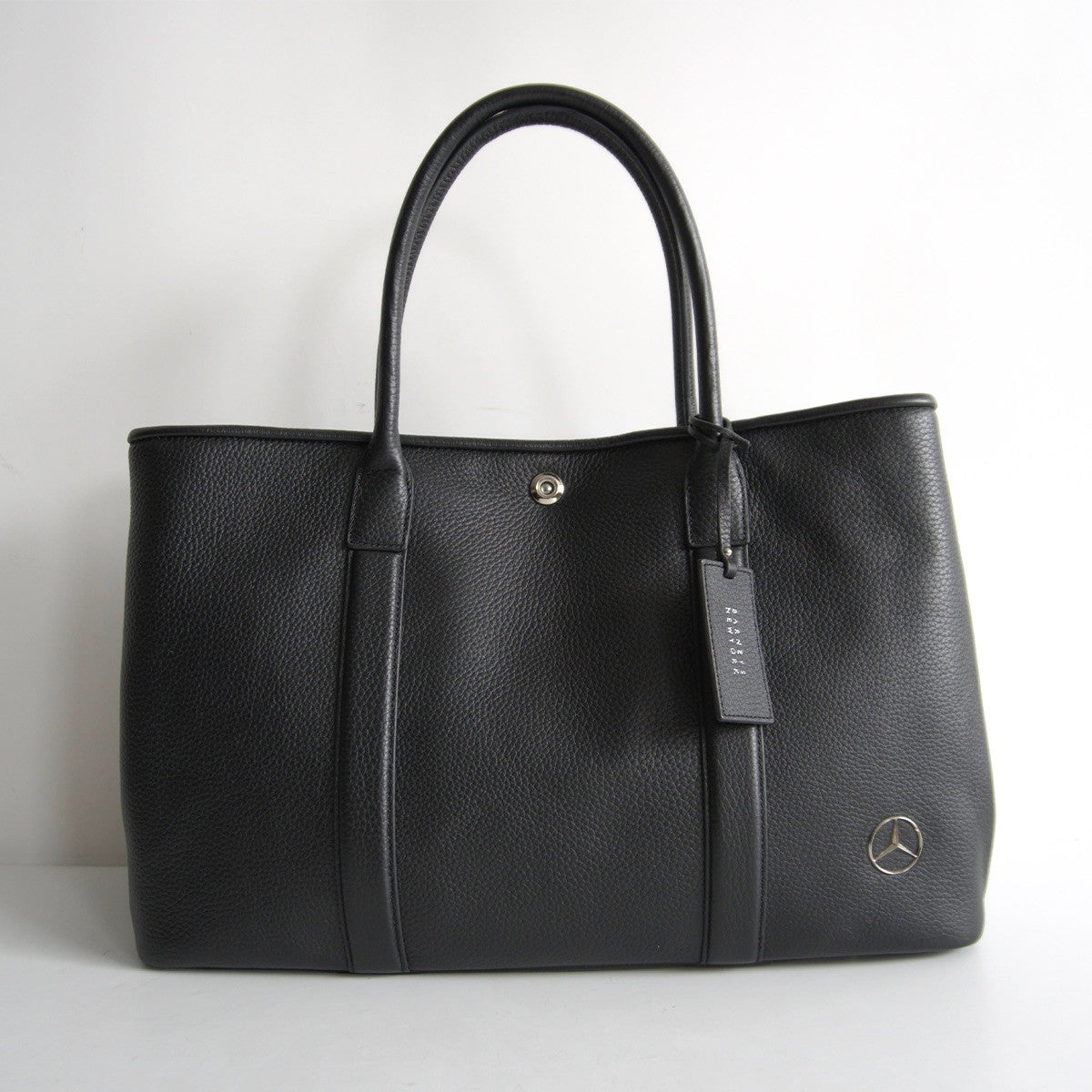 Barneys New York x Mercedes-Benz Leather tote bag Black