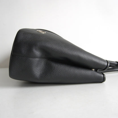 Barneys New York x Mercedes-Benz Leather tote bag Black