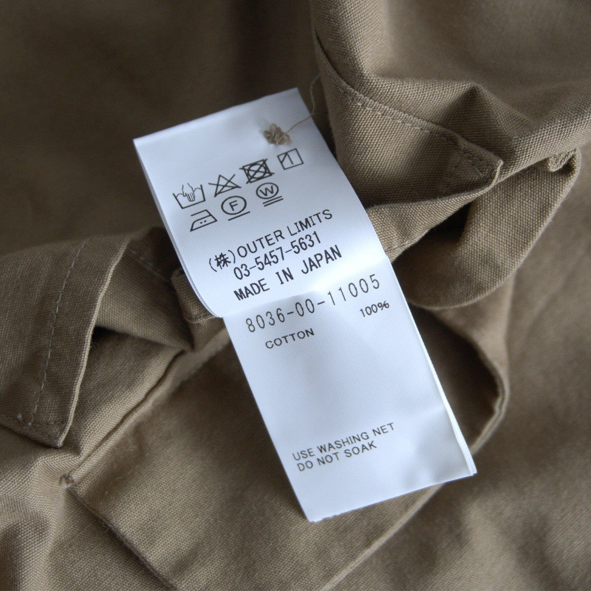 Nigel Cabourn OPEN COLLAR SHIRT COTTON TWILL Green Size 48