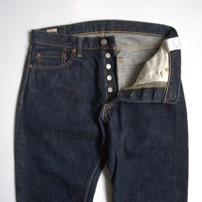 Momotaro Jeans 0201 Vintage Slim Straight Denim Size 32
