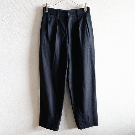 Yohji Yamamoto 90S L.Q. 2-pleat wide tapered Size 34