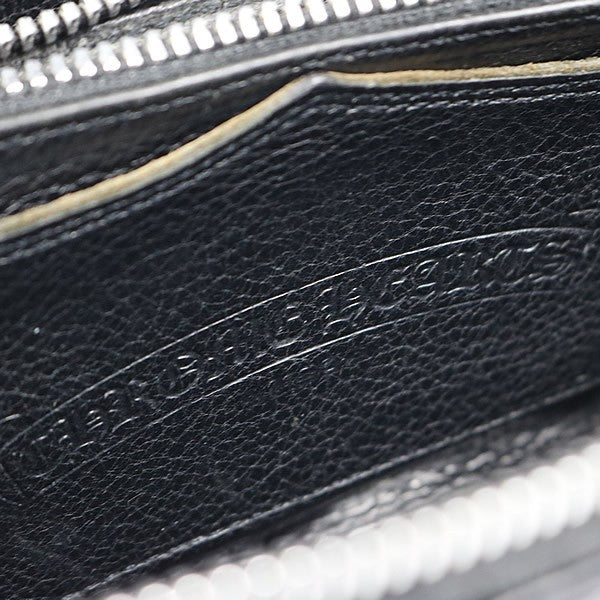 CHROME HEARTS Quilted Cross Patch Wallet Black Size ONE SIZE