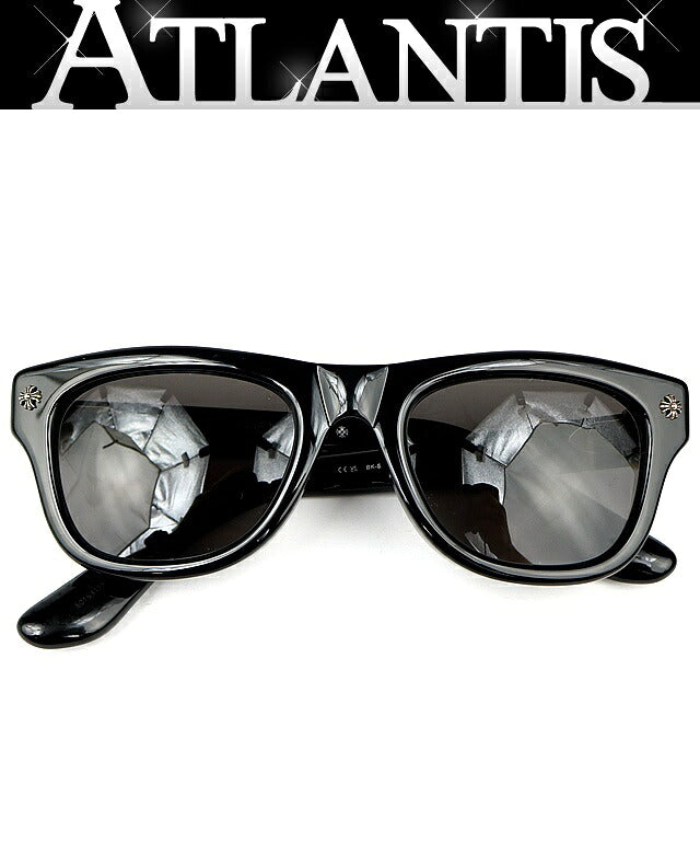 CHROME HEARTS TRITITSAGAIN Sunglasses Black Size ONE SIZE