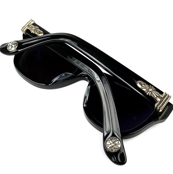 CHROME HEARTS TRITITSAGAIN Sunglasses Black Size ONE SIZE