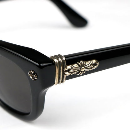 CHROME HEARTS TRITITSAGAIN Sunglasses Black Size ONE SIZE