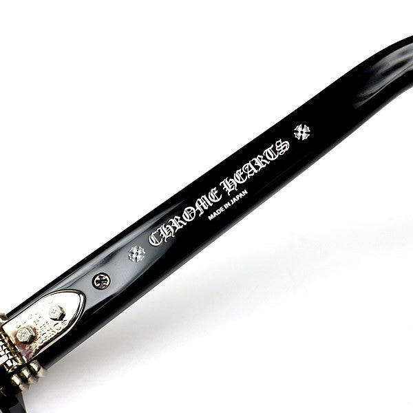 CHROME HEARTS TRITITSAGAIN Sunglasses Black Size ONE SIZE