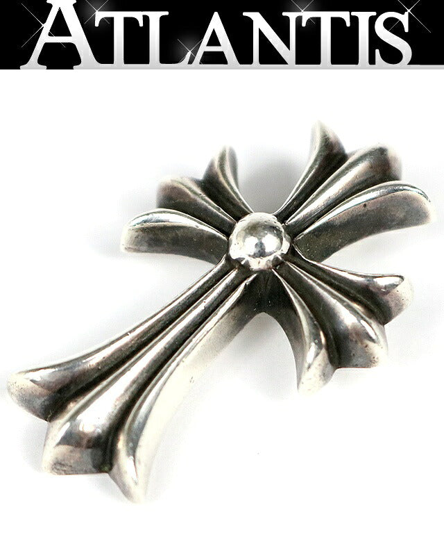 CHROME HEARTS Small Cross Silver Pendant Size ONE SIZE