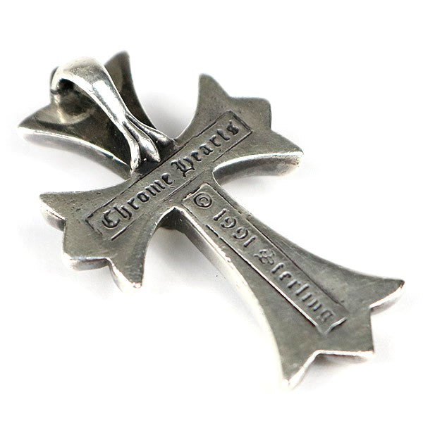 CHROME HEARTS Small Cross Silver Pendant Size ONE SIZE