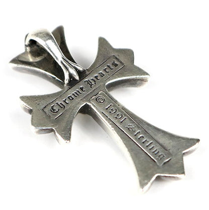 CHROME HEARTS Small Cross Silver Pendant Size ONE SIZE