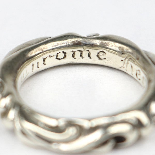 CHROME HEARTS Scroll Band Ring Silver Size ONE SIZE