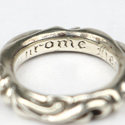 CHROME HEARTS Scroll Band Ring Silver Size ONE SIZE