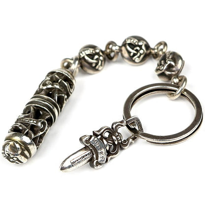 CHROME HEARTS Celtic #5 Dagger SV925 Silver Wallet Size ONE SIZE