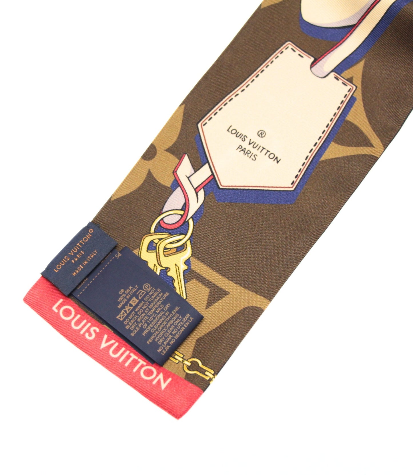 Louis Vuitton Bandeau Tribute To Silk Scarf Black