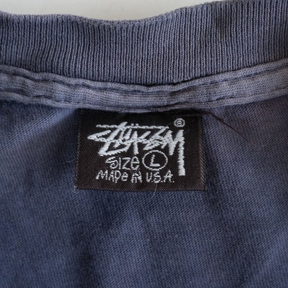 Stussy 80S Double-sided print T-shirt Size L