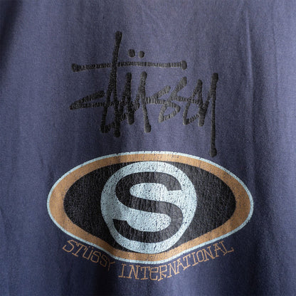Stussy 80S Double-sided print T-shirt Size L