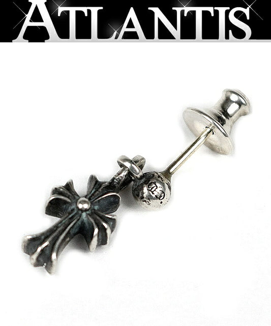 CHROME HEARTS Stack CH Cross Earring Silver Size ONE SIZE
