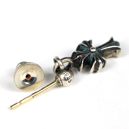 CHROME HEARTS Stack CH Cross Earring Silver Size ONE SIZE