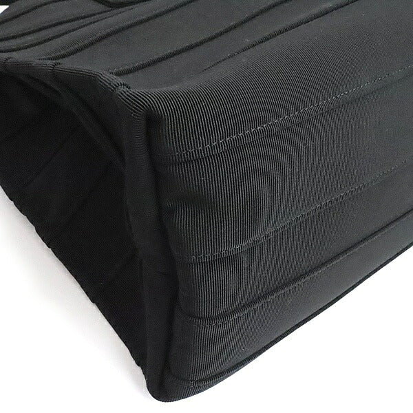 Salvatore Ferragamo Canvas Beach Bag Black Size ONE SIZE