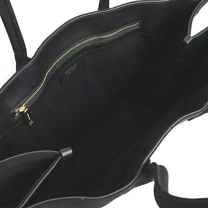 Salvatore Ferragamo Canvas Beach Bag Black Size ONE SIZE