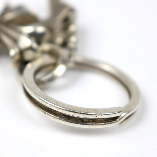 CHROME HEARTS Small Cross Silver Keyring Size ONE SIZE