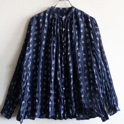 45R Feather Khadi Silk Blouse