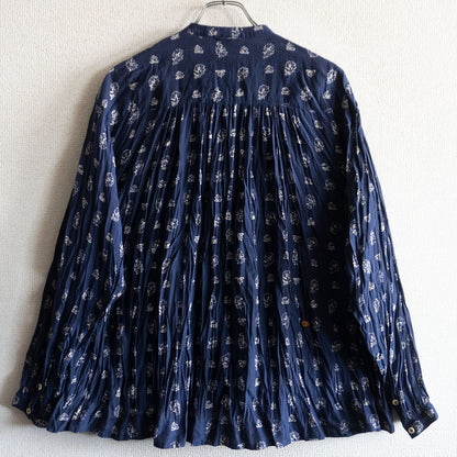 45R Feather Khadi Silk Blouse