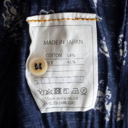 45R Feather Khadi Silk Blouse