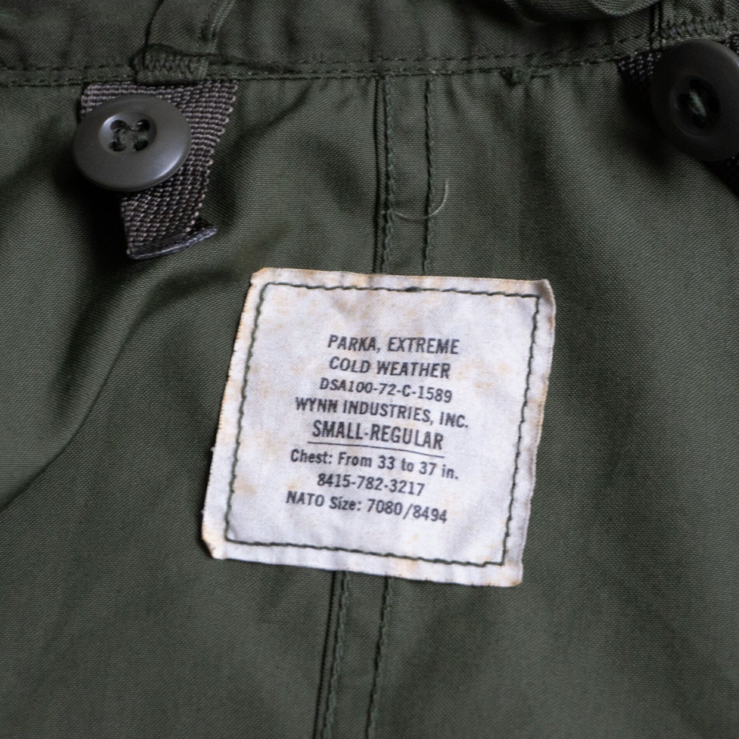 US ARMY 70S M-65 Mod Coat Size S