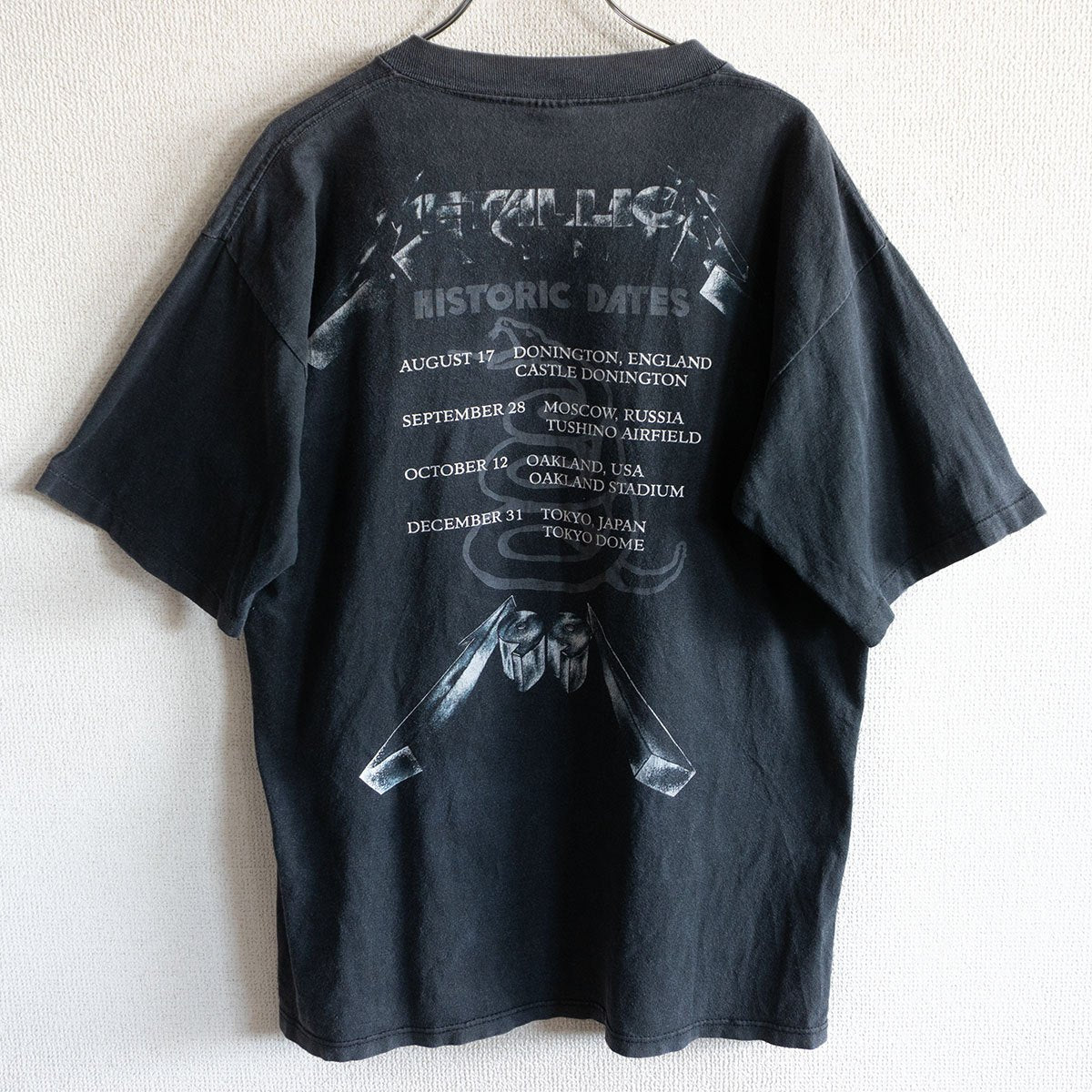 Metallica 90S 1991 Tour Tee T-Shirt Size L