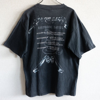 Metallica 90S 1991 Tour Tee T-Shirt Size L