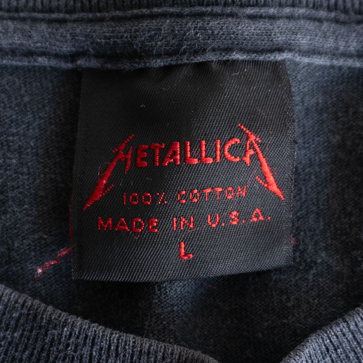 Metallica 90S 1991 Tour Tee T-Shirt Size L