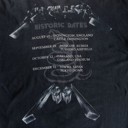 Metallica 90S 1991 Tour Tee T-Shirt Size L