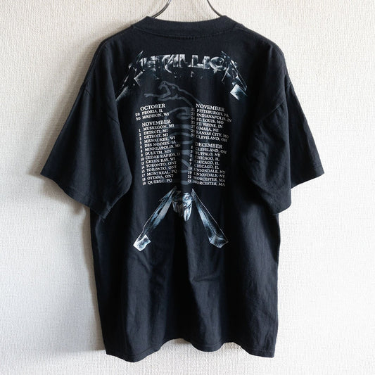 Metallica 90S 1991 Tour Tee T-Shirt Size L