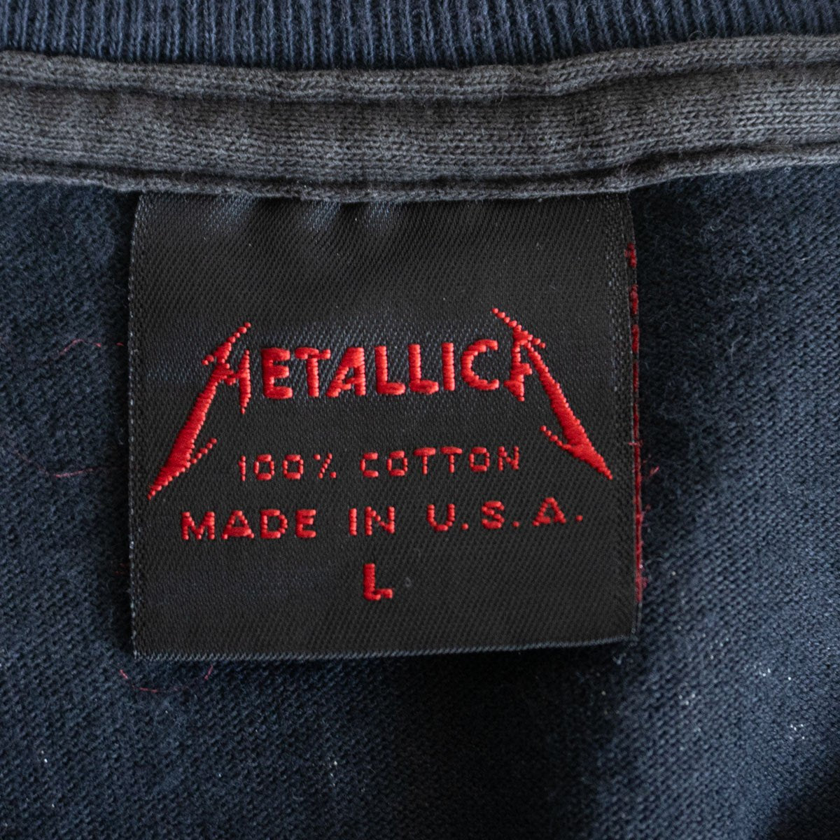 Metallica 90S 1991 Tour Tee T-Shirt Size L