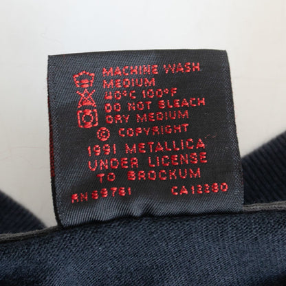 Metallica 90S 1991 Tour Tee T-Shirt Size L