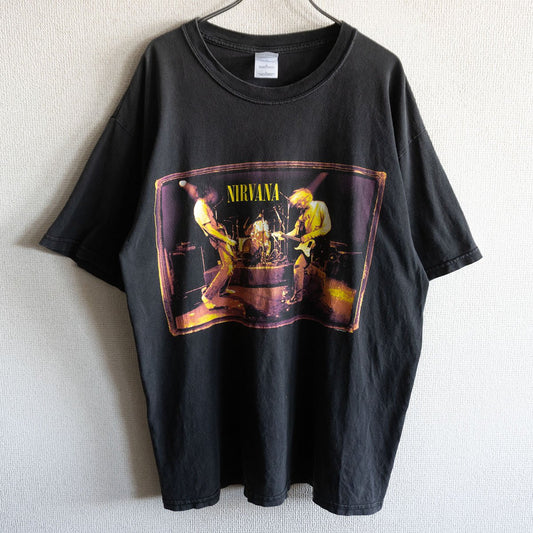 NIRVANA FROM THE MUDDY BANKS OF THE WISHKAH T 90S Nirvana T-shirt Size L