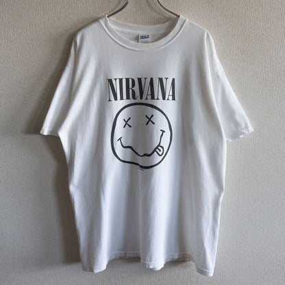 Nirvana 00S 1992 Smile T-shirt Size L