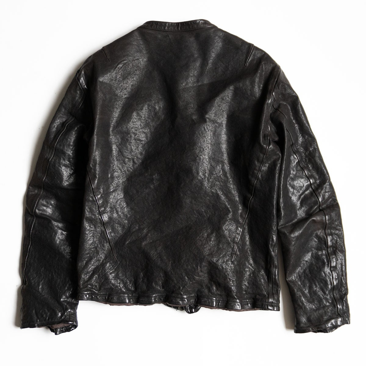 ISAMU KATAYAMA BACKLASH Double Dye Leather Riders Jkt Size L