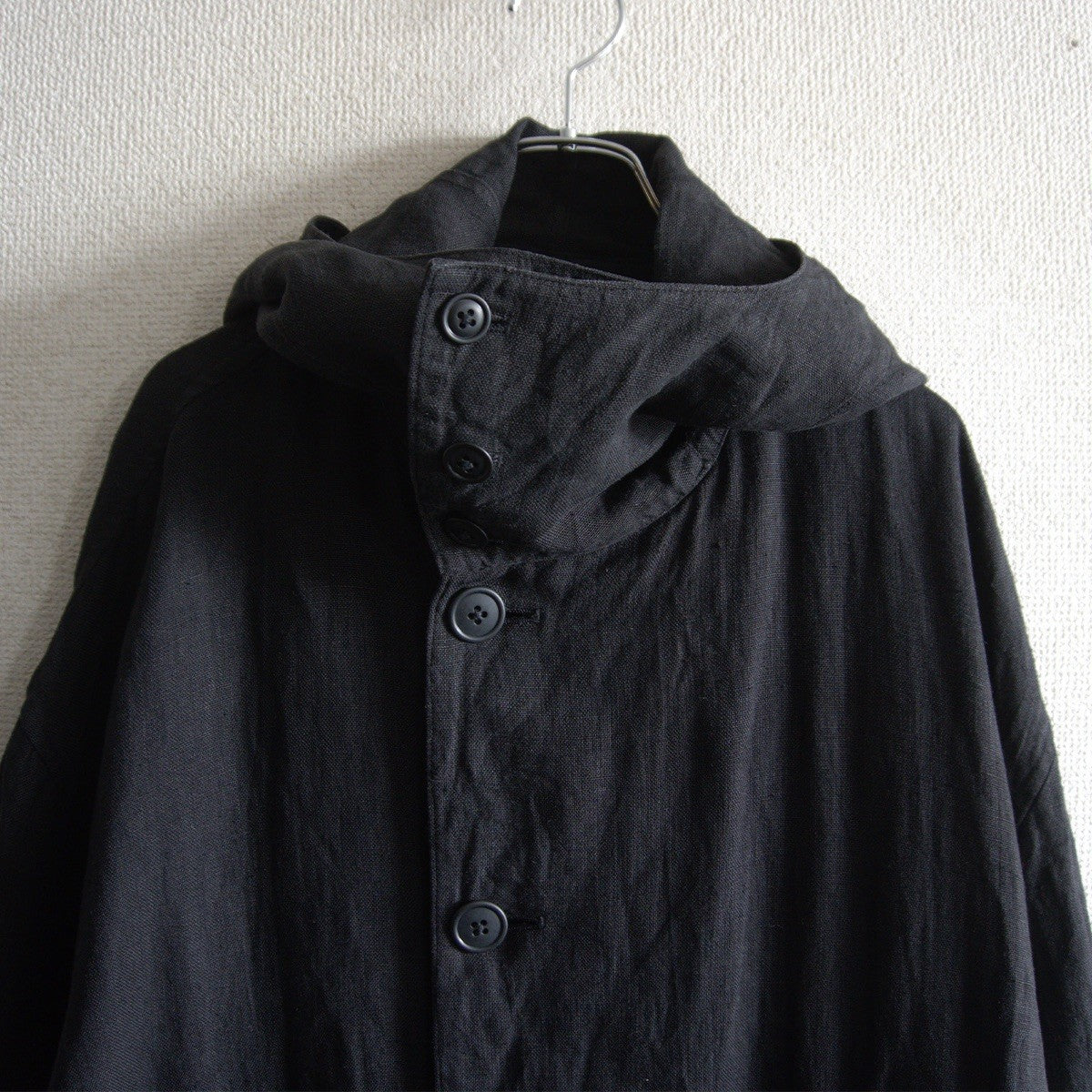 Y's for Men 90S Hooded Linen Coat Size XXL